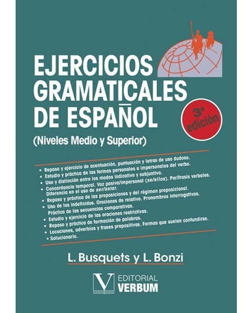 Ejercicios gramaticales de español: