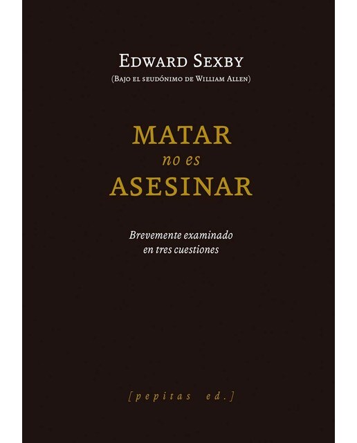 Imagen 0 de Matar no es asesinar  (Tapa blanda con solapas)