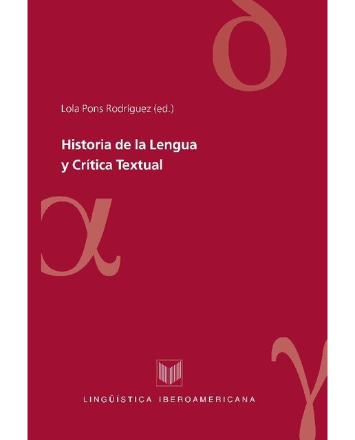 Historia de la lengua y crítica textual