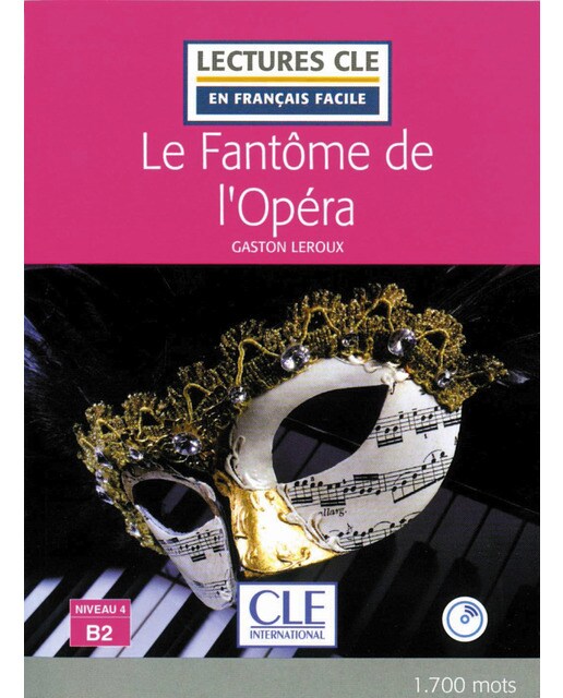 Le fantôme de l'opera - livre+cd audio - niveau 4