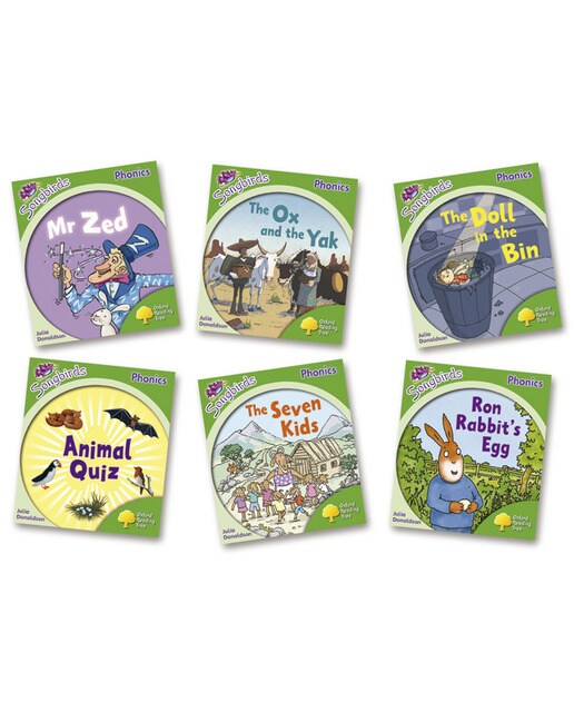 Oxford Reading Tree Songbirds Phonics Level 2, More Stories: Mixed Pack of 6 (Capa mole) 1
