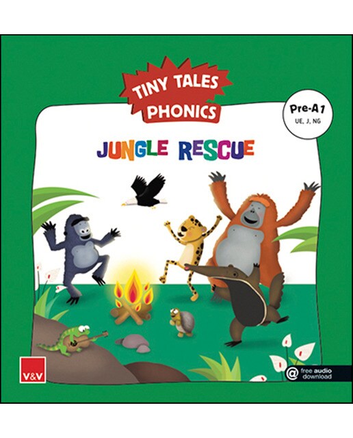 JUNGLE RESCUE (TINY TALES PHONICS) PRE-A1 (Capa mole) 1