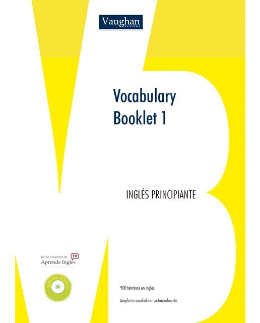 Vocabulary Booklet 1 1