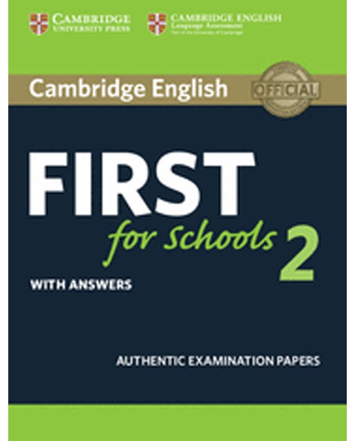 Cambridge English First for Schools 2 Student's Book with answers (Capa mole) 1