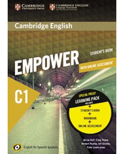 Cambridge English Empower for Spanish Speakers B1+ Learning Pack (Student's Book with Online Assessment and Practice and Workbook) (Capa mole) 1
