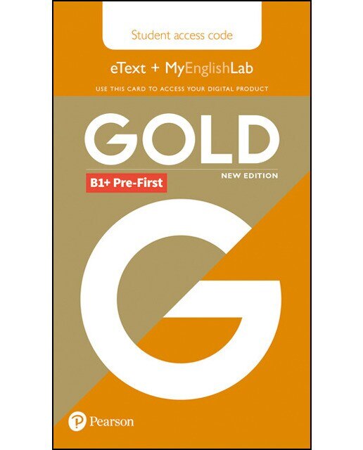 Gold pre-first new edition students' etext and mye 1