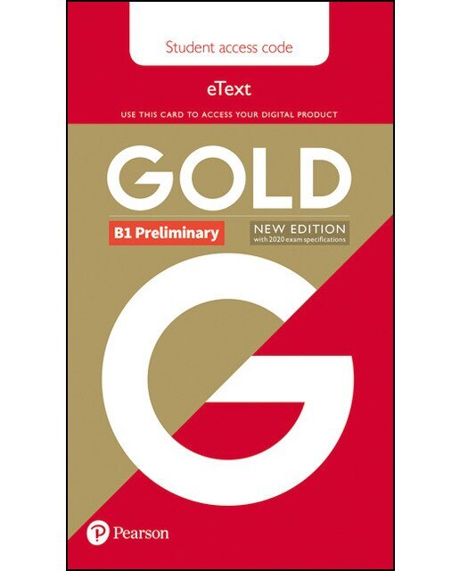 Gold preliminary new edition students' etext acces 1