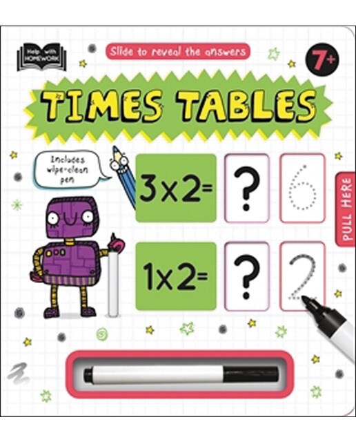 Help with homework: times tables 7+ 1