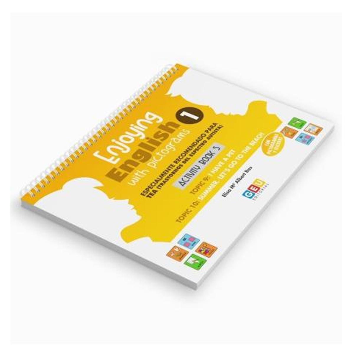 Imagem 0 de Enjoying English with pictograms 1. Activity book 5 (Capa mole)