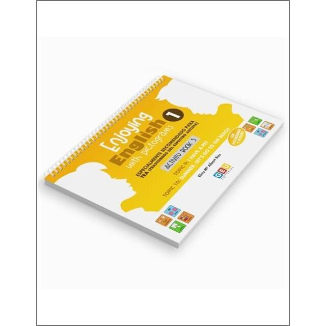 Imagem 0 de Enjoying English with pictograms 1. Activity book 5 (Capa mole)