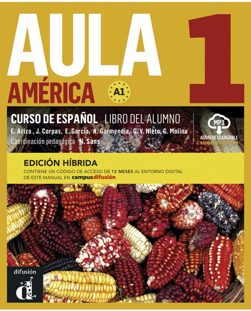 Aula América 1 Ed. hibrida L. del alumno (Capa mole) 1