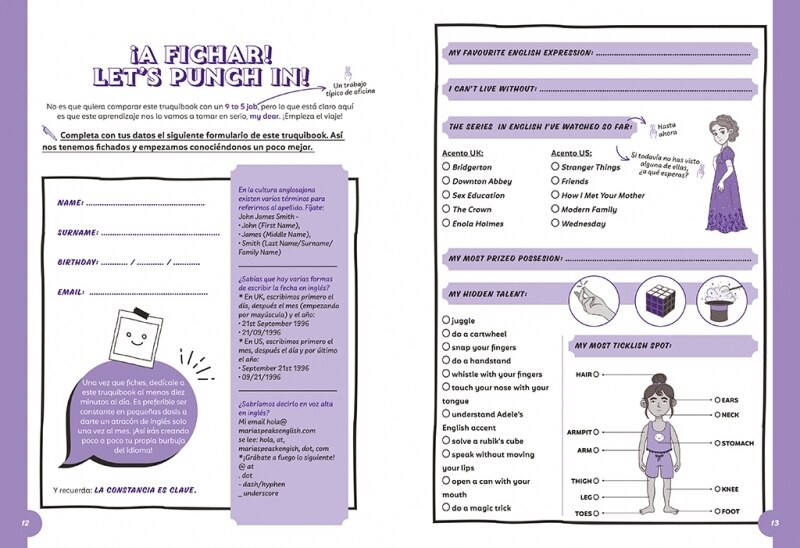 Pack María Speaks English (101 truquitos + Truquibook): Aprende inglés once and for all y llévalo al next level (Capa mole) 6