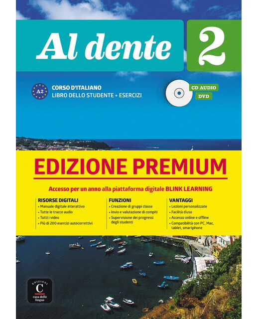 Al dente 2 Premium Libro dello studente + esercizi: Al dente 2 Premium Libro dello studente + esercizi  (Tapa blanda) 1
