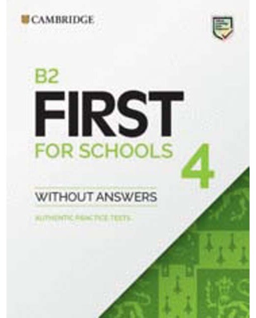 Imagem 0 de B2 First for Schools 4 Student's Book without Answers (Capa mole)