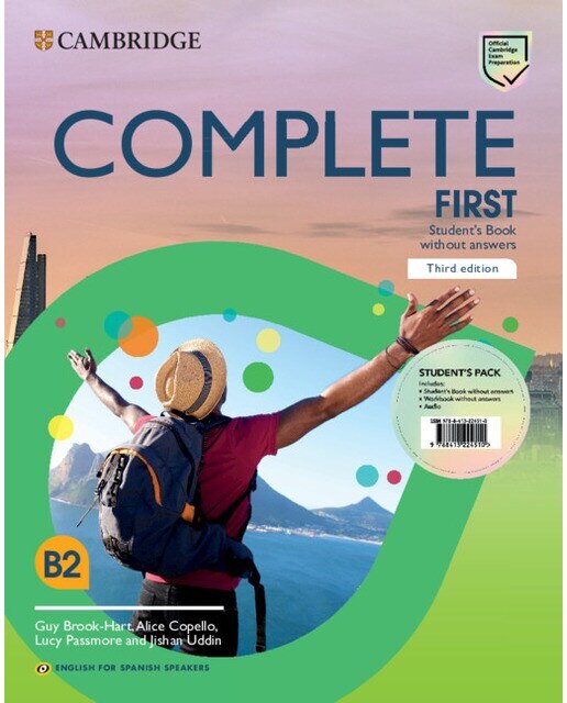 Complete First Students Pack (Students Book without answers and Workbook without answers) English for Spanish Speakers 1