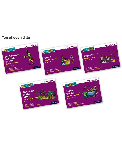 Read write inc - phonics set 1a green story books - colour pack of 50(Tapa blanda) 1