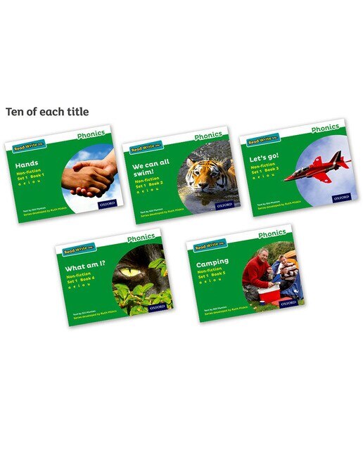 Read write inc - phonics set 1 green non-fiction pack of 50(Tapa blanda) 1