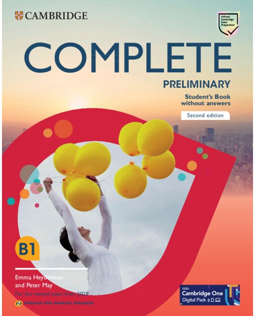 Complete Preliminary Second edition English for Spanish Speakers Student's Book without answers with Digital Pack 1