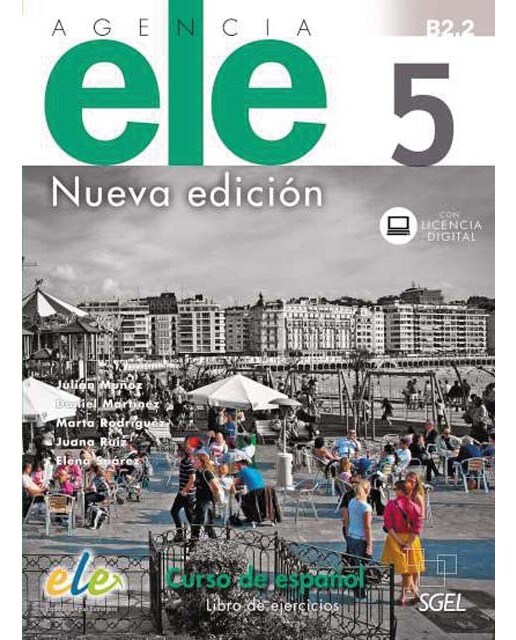 Agencia ELE 5 libro de ejercicios. Nueva edición. + Licencia Digital