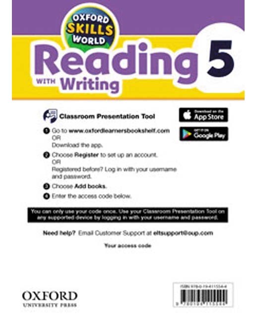 Oxford Skills World: Reading & Writing 5. Classroom Presentation Tool Access Card 1