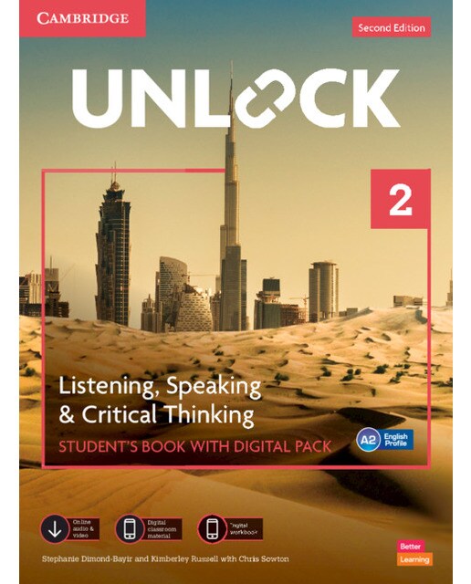 Unlock Level 2 Listening, Speaking and Critical Thinking Student's Book with Digital Pack