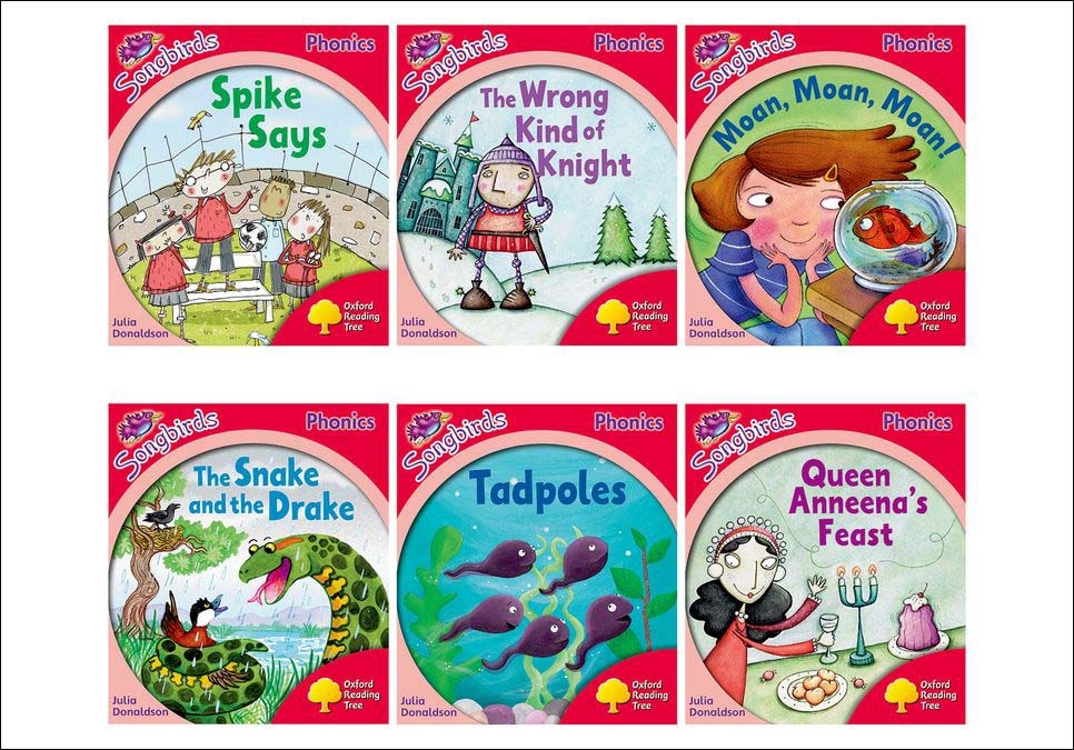 Oxford Reading Tree - Songbirds Phonics Level 4 Books Mixed Pack of 6 (Capa mole) 1