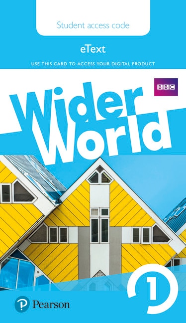 Wider world 1 ebook students' access car