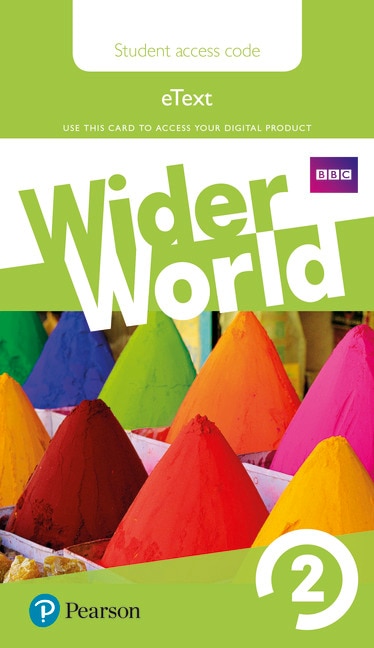 Wider world 2 ebook students' access car