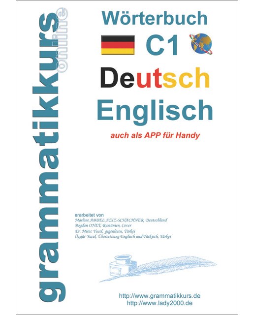 Wörterbuch C1 Deutsch - Englisch: Lernwortschatz Vorbereitung C1 Prüfung TELC oder Goethe Institut (Capa mole) 1