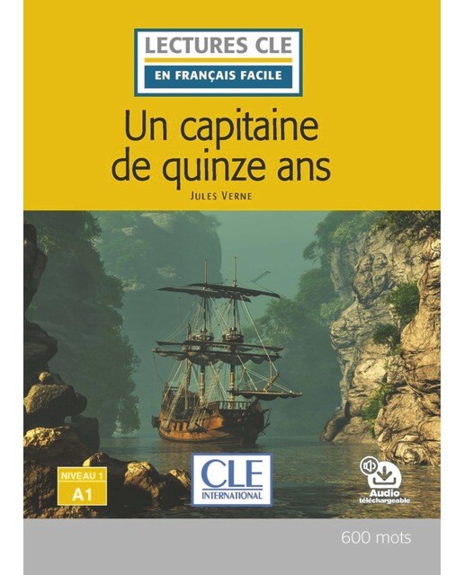 Un capitaine de 15 ans - niveau 1/a1 - livre + aud 1