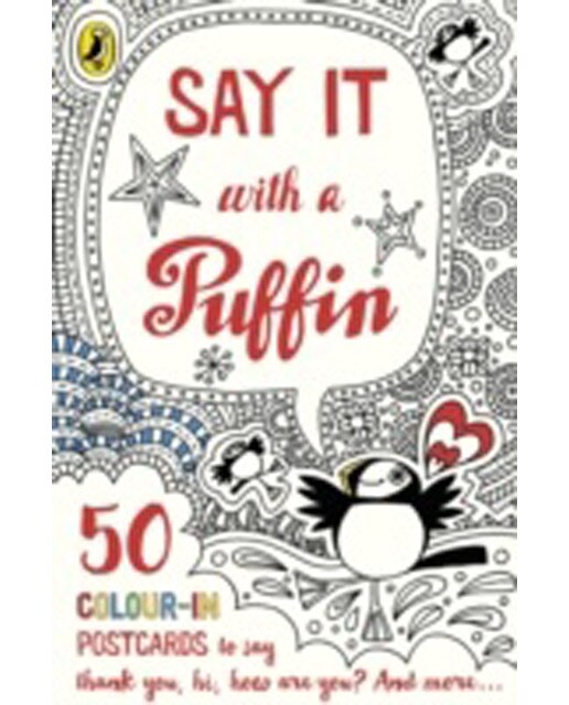 Say It With A Puffin 50 Colour In Postcards 1