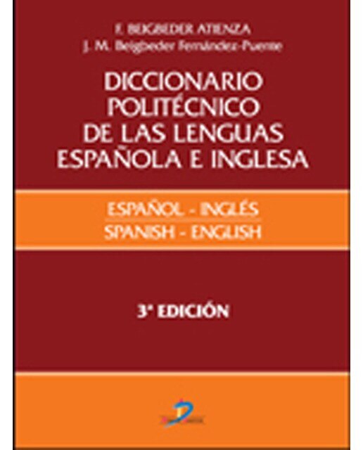 Imagen 0 de Diccionario politécnico de las lenguas española e inglesa: Inglés-español  (Tapa dura)