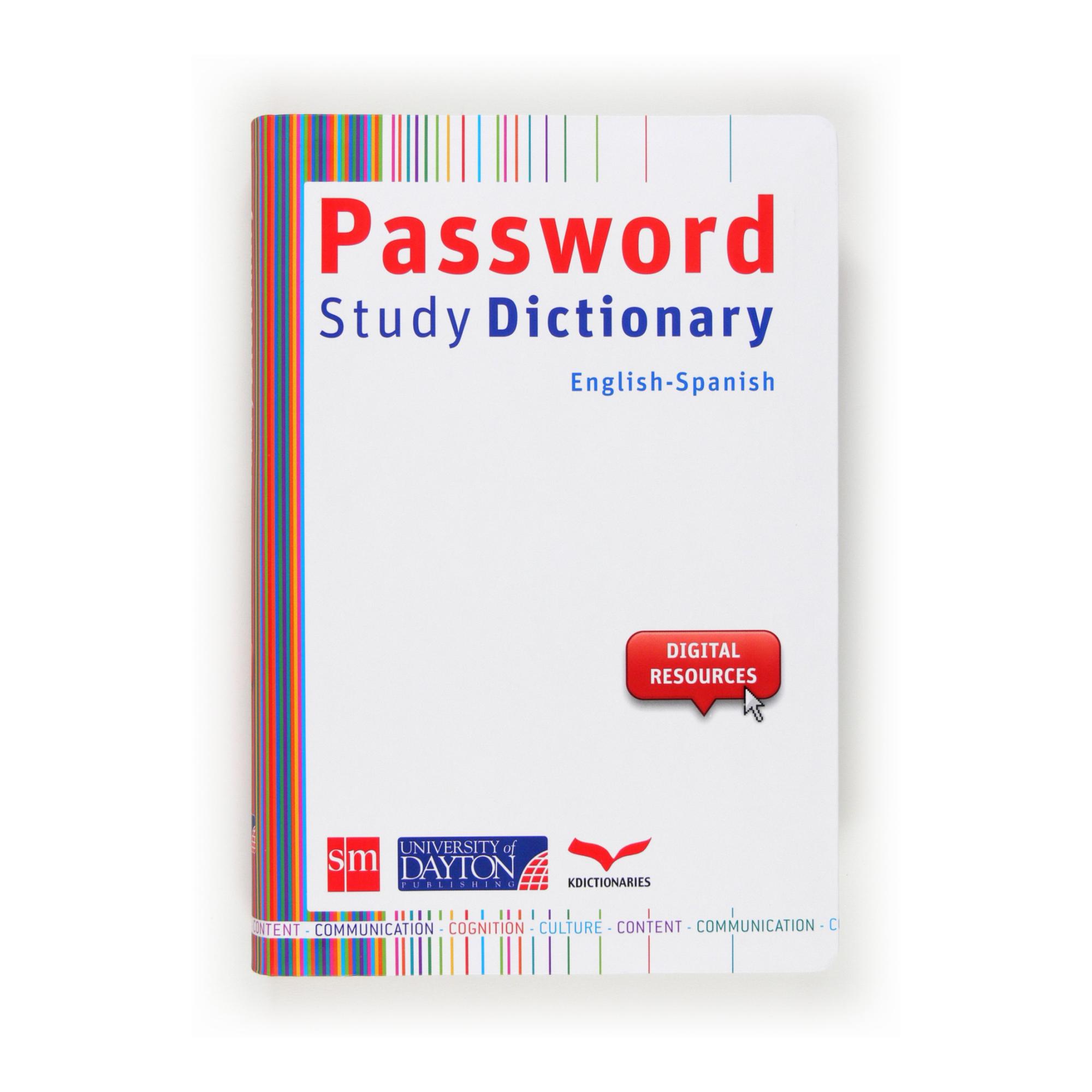 Imagen 0 de Password Study Dictionary: English-Spanish