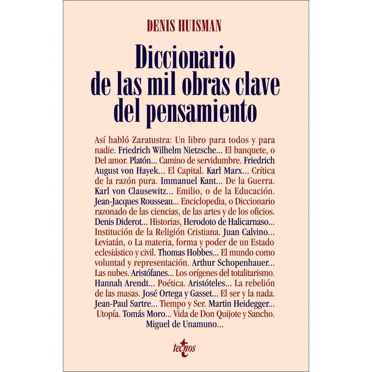 Diccionario de las mil obras clave del pensamiento(Tapa dura) 1