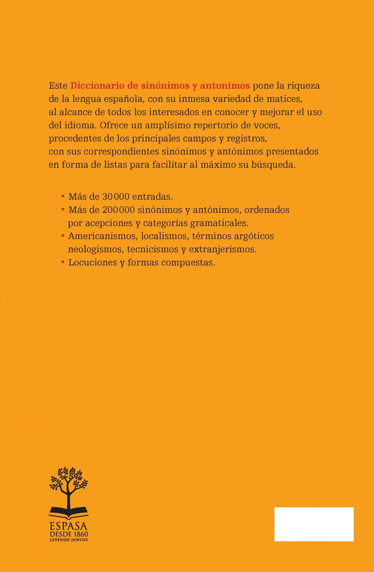 Diccionario de sinónimos y antónimos (Tapa dura) 2