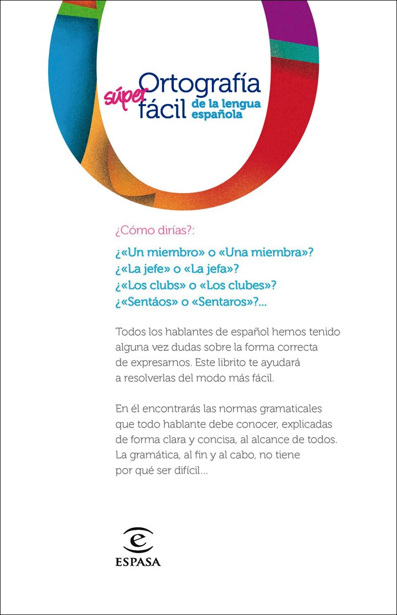 Ortografía fácil de la lengua española.  (Tapa blanda) 2