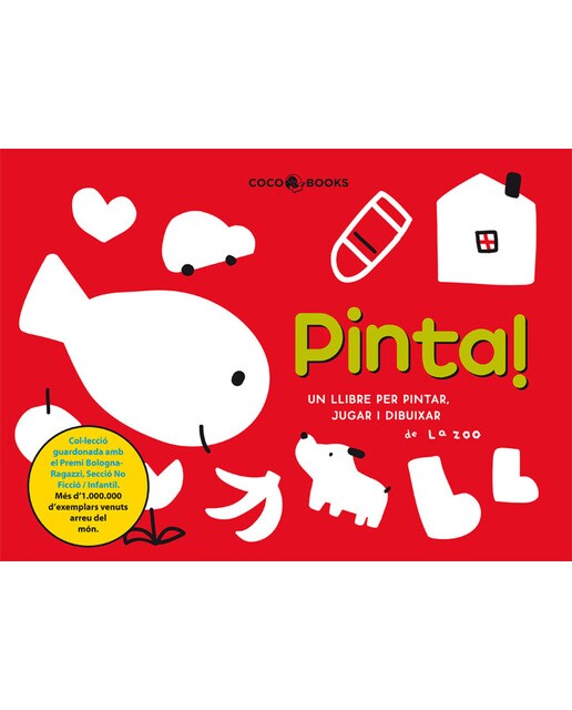 Pinta, un llibre per a pintar, jugar i dibuixar(Tapa blanda) 1