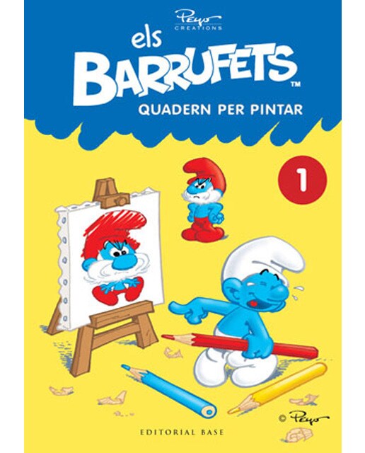 Els Barrufets. Quadern per pintar, 1 (Capa mole) 1