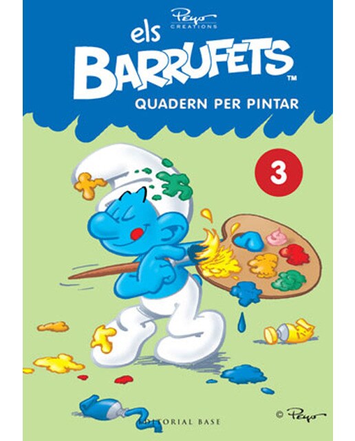 Els Barrufets. Quadern per pintar, 3 (Capa mole) 1