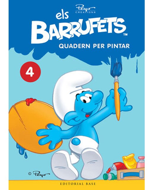 Els Barrufets. Quadern per pintar, 4 (Capa mole) 1