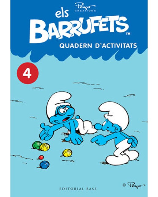 Els Barrufets. Quadern d'activitats, 4 (Capa mole) 1