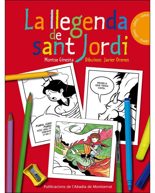 Imagen 0 de La llegenda de Sant Jordi. Còmic per pintar (Tapa blanda)