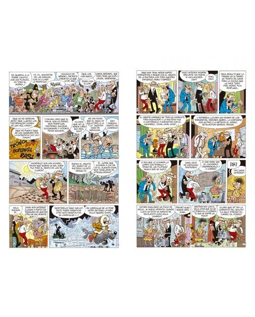 Sueldecitos más bien bajitos | ¡Miseria, la bacteria! | Drones matones (Súper Humor Mortadelo 62) (Tapa dura) 6