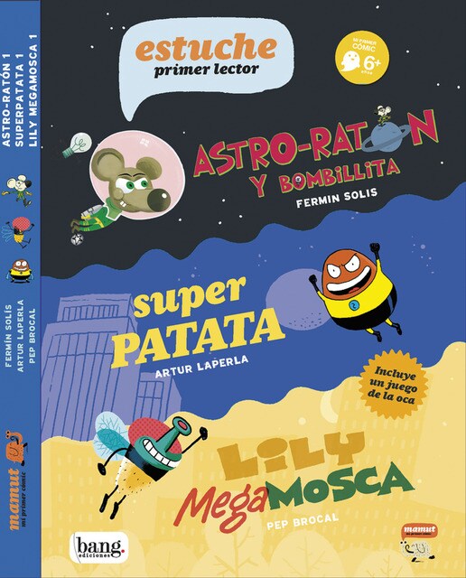 ESTUCHE Primer lector (superpatata 1, Astro-ratón 1, Lily megamosca 1) 1