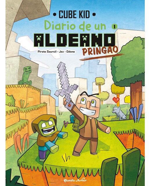 Imagen 0 de Minecraft. Diario de un aldeano pringao. Cómic 1: Un nuevo guerrero  (Tapa dura)