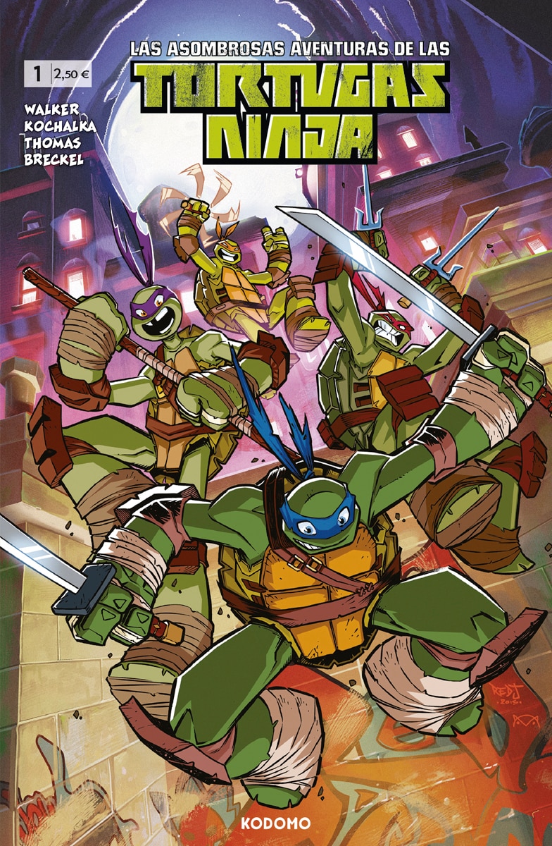 Las asombrosas aventuras de las Tortugas Ninja núm. 01 (Capa mole) 1