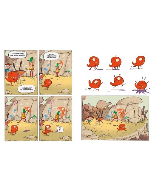 El Nico i els dinos 1 - El Nico i els dinos: El meu primer còmic (Capa dura) 4