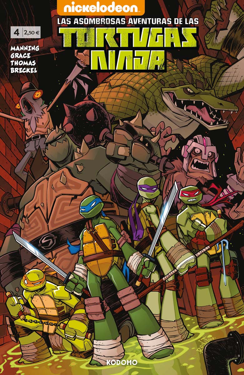Las asombrosas aventuras de las Tortugas Ninja núm. 04 (Capa mole) 1