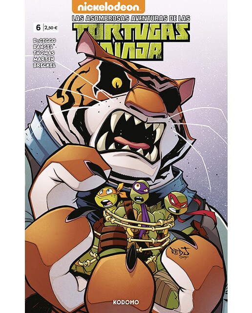 Las asombrosas aventuras de las Tortugas Ninja núm. 06 (Capa mole) 1