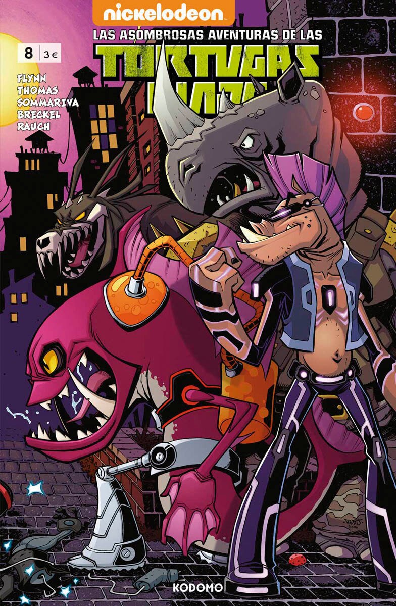 Las asombrosas aventuras de las Tortugas Ninja núm. 08 (Capa mole) 1
